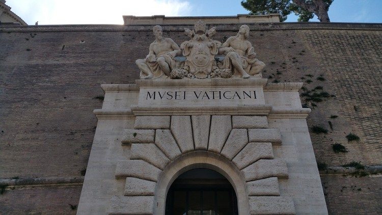 Eingang der Vatikanischen Museen 