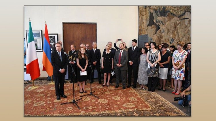 Երեւանի մէջ Հայ-Իտալական  մշակութային կեդրոնի բացում