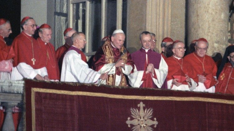 Jan Paweł II w dniu wyboru