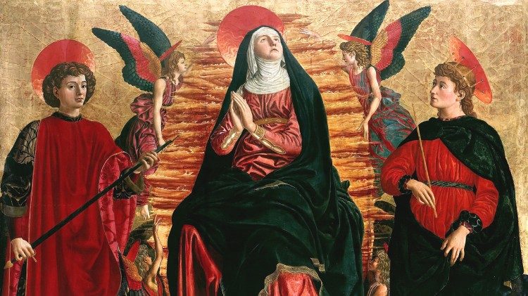 Andrea Del Castagno, Assunção da Virgem, Gemäldegalerie, Berlim (1449-1450)