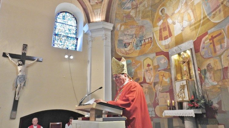 Mons Juliusz Janusz ha presieduto a Brezice la messa alla festa di san Lorenzo 7.jpg