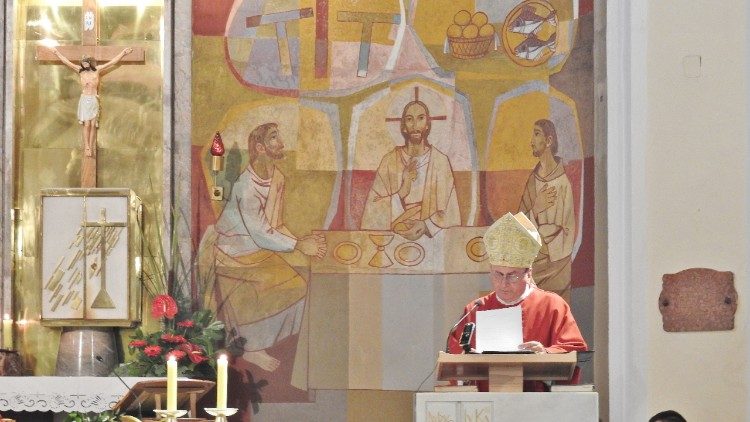 Mons Juliusz Janusz ha presieduto a Brezice la messa alla festa di san Lorenzo 8.jpg
