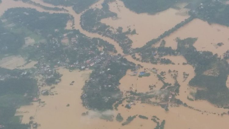 Inondations au Kerala, le 16 août 2018.