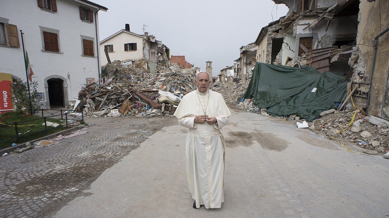 Papa francisko: hija ya kichungaji: marche! Tetemeko la ardhi! - | vatican news