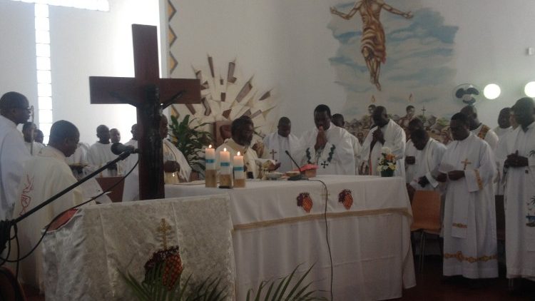 Celebração no Seminário Maior S. Pio X, Maputo
