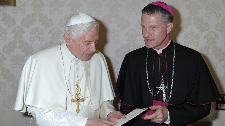 Abp Broglio podczas wizyty ad limina, styczeń 2012 r.
