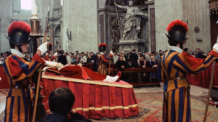 Die Begräbnisfeier für Papst Johannes Paul I. 