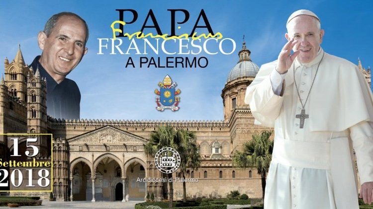 Påvens pastorala resa till Sicilien 15 september 2018