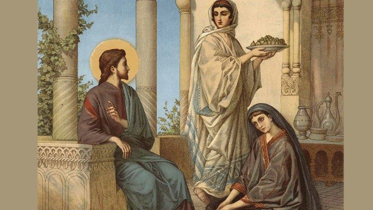 Иисус в доме у Марфы и Марии в Вифании