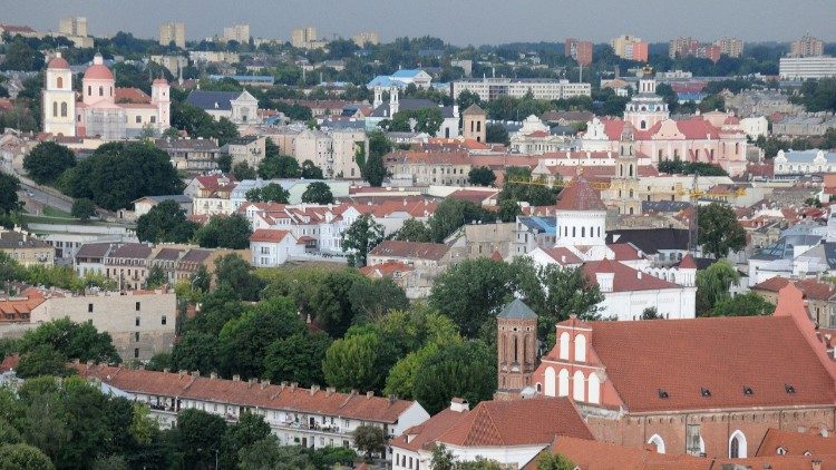 2014.09.14 Lituania Vilnius centro con 60 campanili