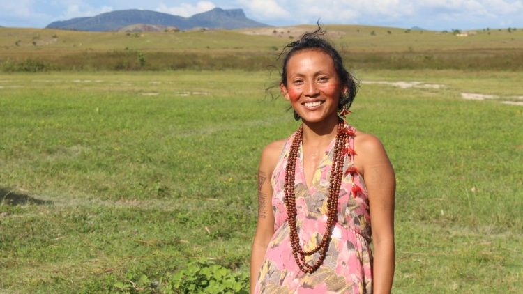 Doralice, Coordenadora da Pastoral da Juventude Indígena da Região das Serras, na Terra Indígena Raposa do Sol 