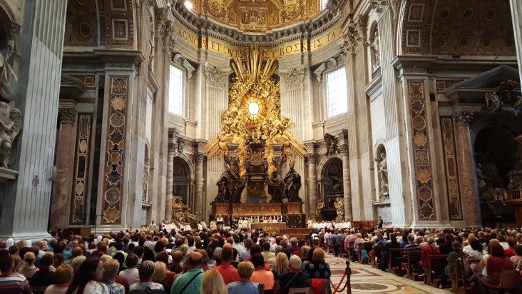 Ďakovná púť Prešovskej archieparchie vyvrcholila liturgiou v Bazilike sv. Petra