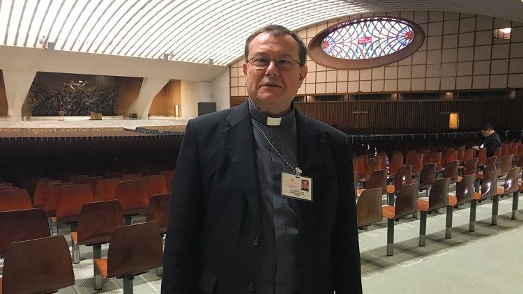 Архиепископ Павел Пецци во время визита в Ватикан (2018 г.)
