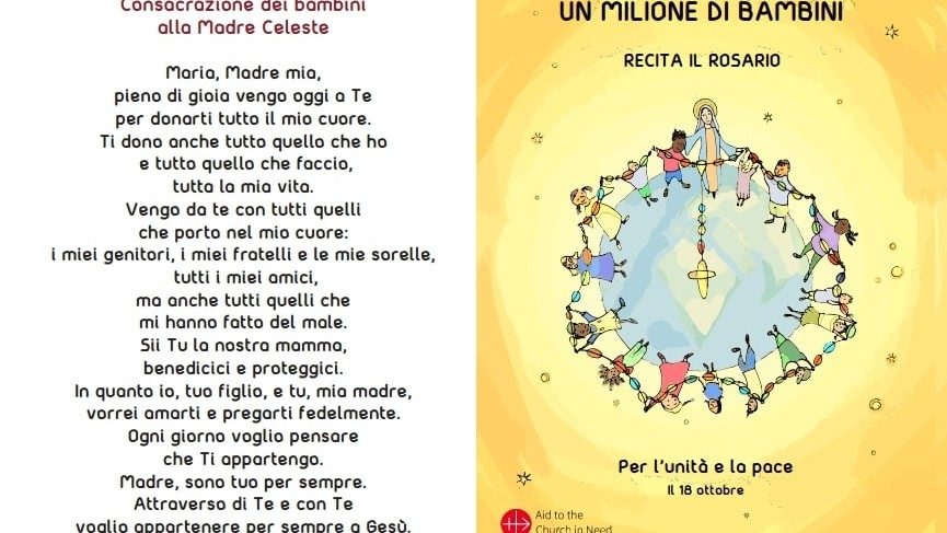 D: Weltweites Kinder-Rosenkranzgebet - Vatican News