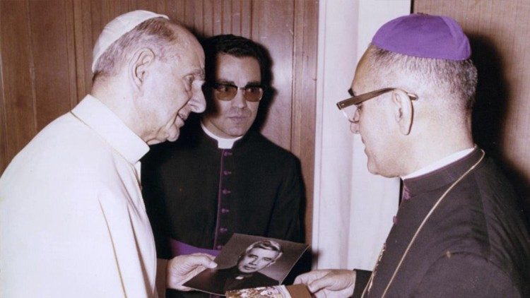 Paolo VI e mons. Romero 
