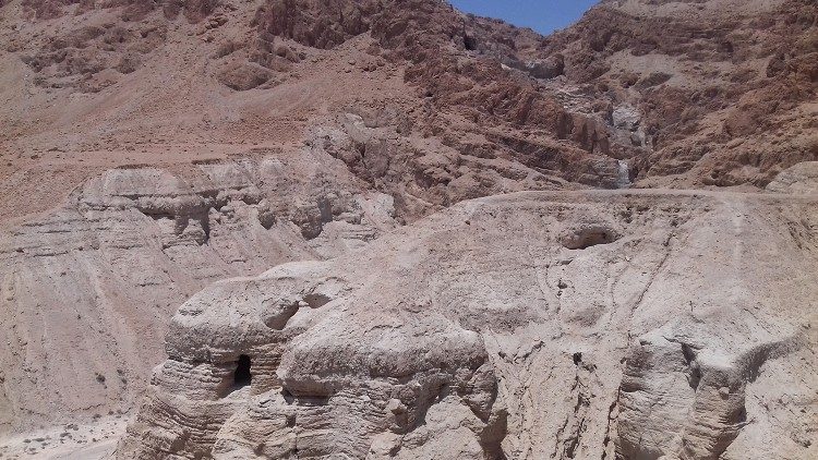 Grutas de Qumran, nas proximidades do Mar Morto