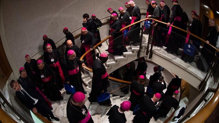 Vyskupų sinodo dalyviai