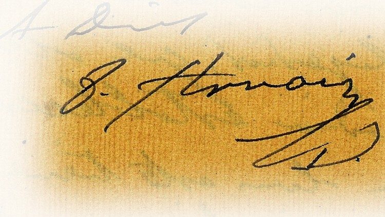 La firma di padre Tiburcio