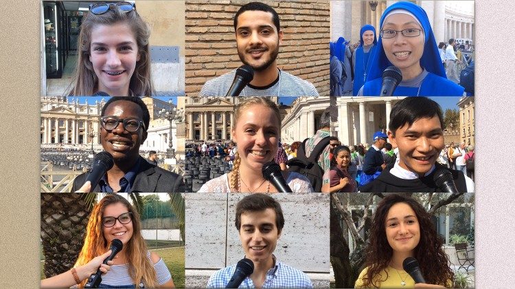 Teilnehmer der Bischofssynode zur Jugend 2018 im Vatikan