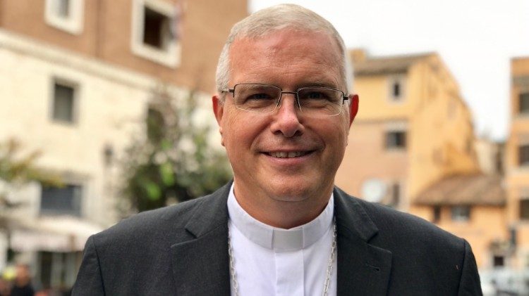 Bischof Bernhard Johannes Bahlmann von Obidos, Brasilien, zu Besuch in Rom