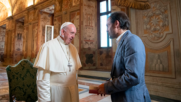 Папа Францішак і кс. Марка Поца