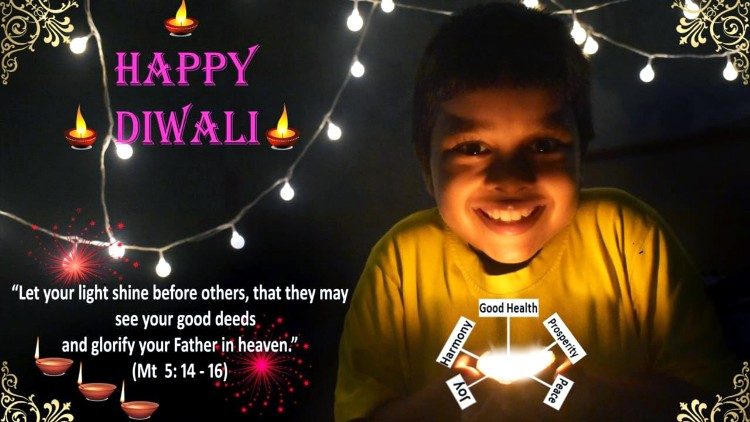 CBCI's Diwali greeting card.