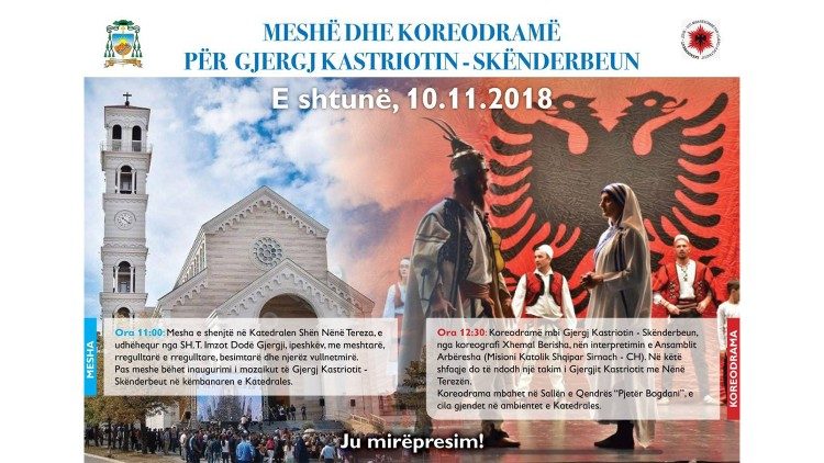 2018.11.08 Diocesi del Kosovo commemora 550-mo avviversario di Giorgio Castriota 