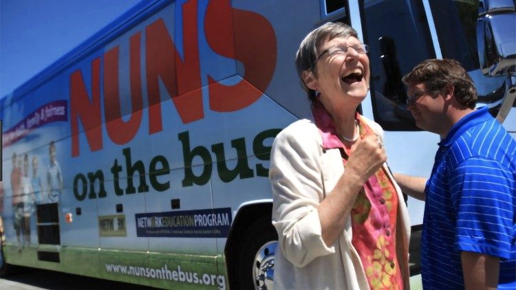 Sister Simone Campbell, leader of the "Nuns on the Bus" Network Lobby for Catholic Social Justice