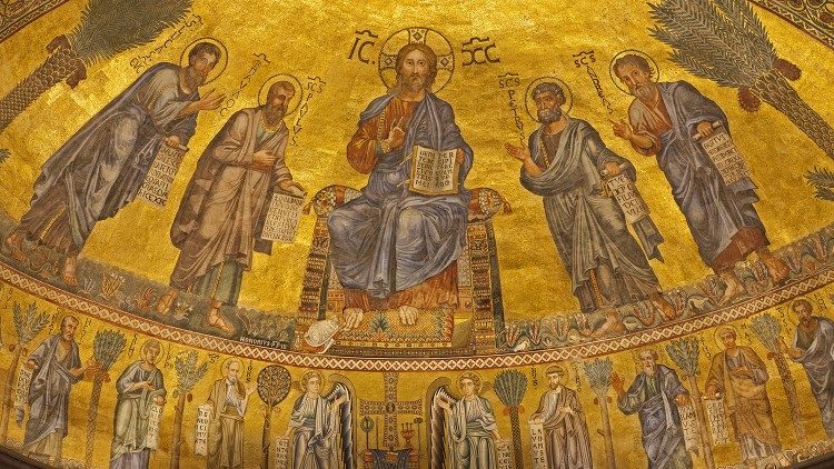 Mosaïque du Christ Pantocrator- Basilique Saint Paul-hors-les-murs
