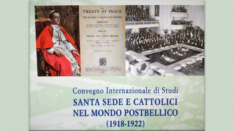 V povojnovom období bol na Petrovom stolci pápež Benedikt XV.