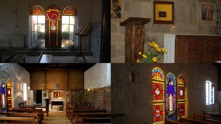 intérieur de la chapelle du monastère de Thibberine
