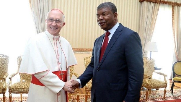 Cardeal Fernando Filoni e Presidente de Angola João Lourenço