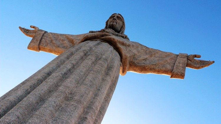The Christ the King statue in Lisbon, Portugal