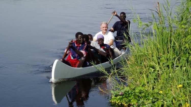 Misioneros combonianos en Sudán del Sur.