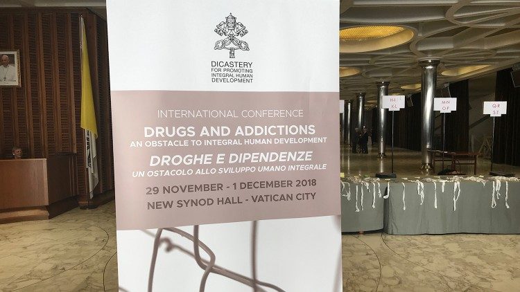 2018.11.29 Conferenza Internazionale “Droghe e Dipendenze", apertasi oggi in Vaticano