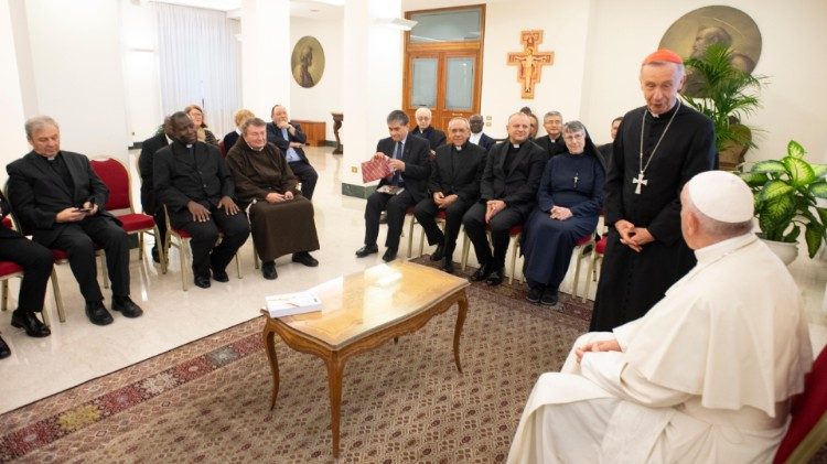 Audience Mezinárodní teologické komise u papeže Františka 30. 11. 2018