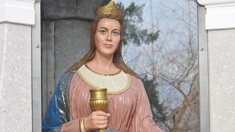 Benedizione della capellina di santa Barbara a Kamnik presieduta mons Zore 2aem.jpg