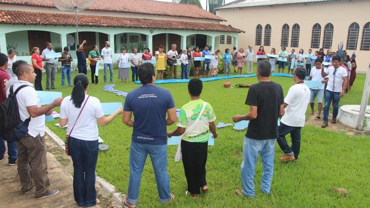 Asamblea territorial en Miracema, Tocantins, Amazonía