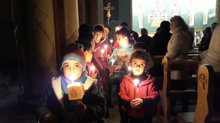 Děti v Aleppu - svíčky za mír v Sýrii, Pomoc trpící církvi