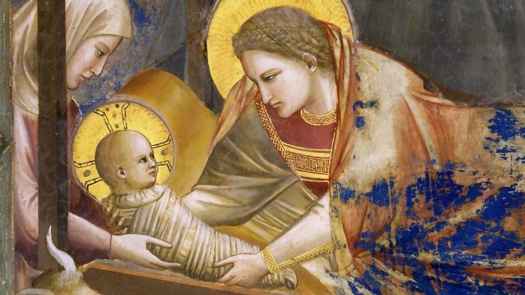 Nativity scene by Giotto