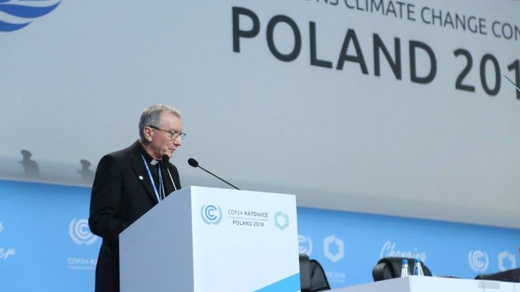 Kardinal Parolin vid COP24 i Katowice om klimatet
