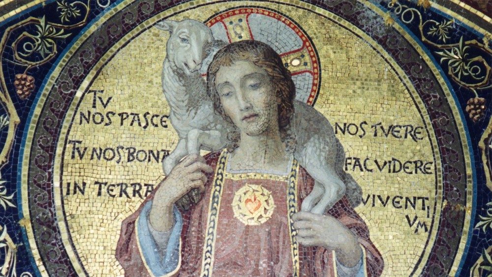 Mosaico di Gesù Buon Pastore