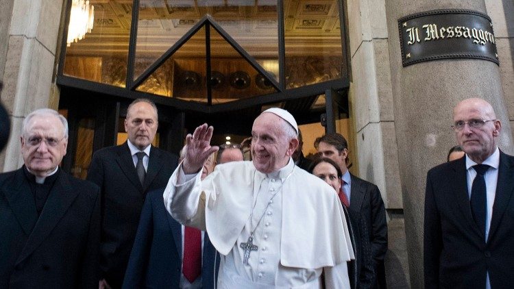 Папа ля офісу “Il Messaggero”