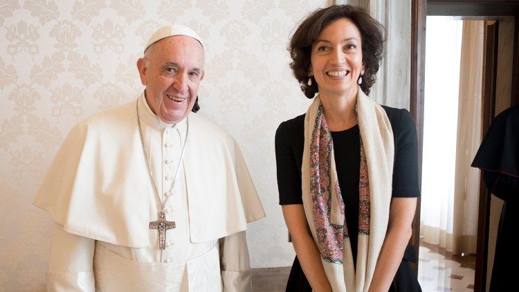 UNESCO ģenerāldirektores vizīte Vatikānā 2018. gada 17. decembrī