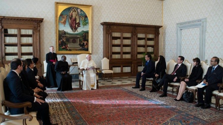 Pope Francis meets members of the International Commission against the Death Penalty