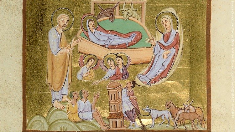 Anúncio aos pastores da Natividade do Senhor Deus Menino