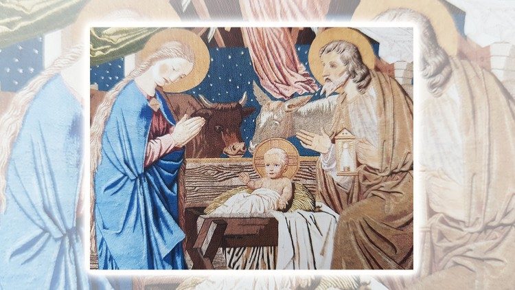 Copertina del libretto per la S. Messa di Natale 2018 presieduta da Papa Francesco in Basilica Vaticana  