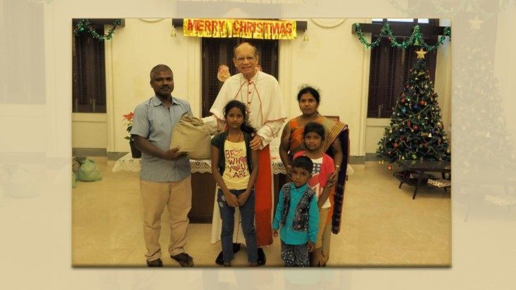 Kardinolas Gracias ir dalitų šeima