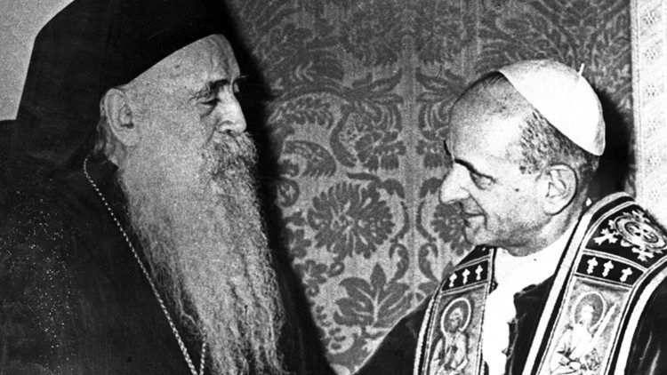Павел VI і Патрыярх Афінагор