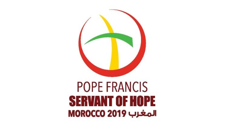 Logo för påven Franciskus apostoliska resa till Marocko 